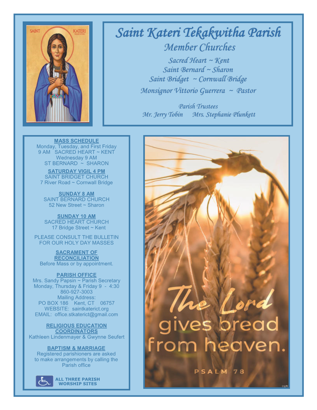 Saint Kateri Tekakwitha Parish Member Churches