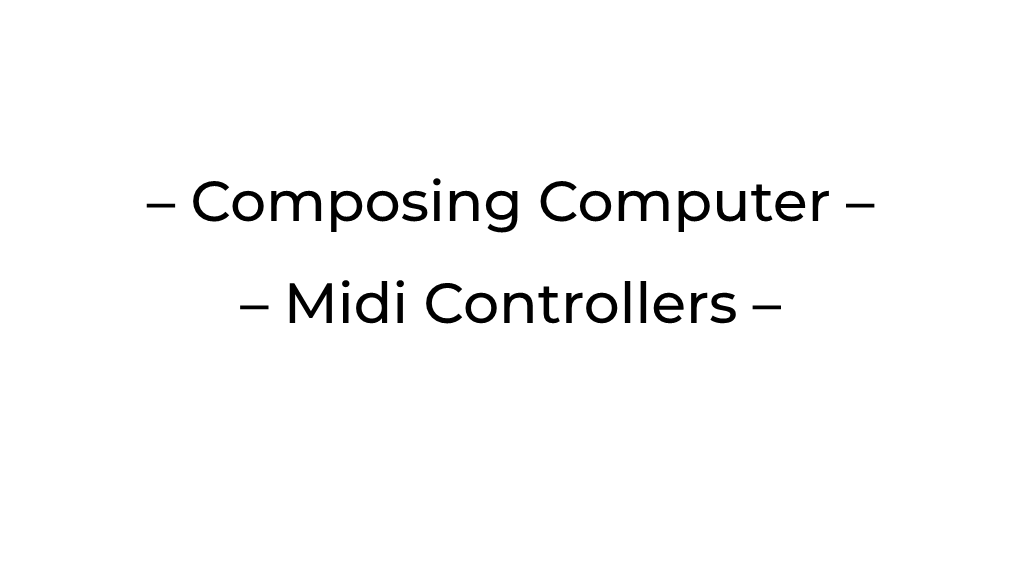 Midi Controllers –