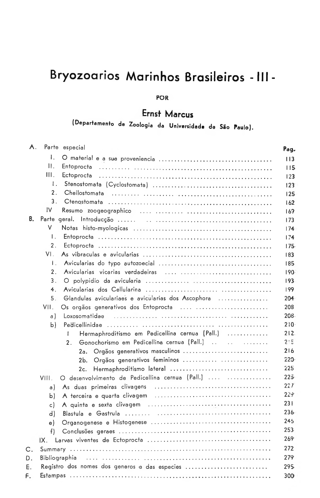 Bryozoarios Marinhos Brasileiros -III