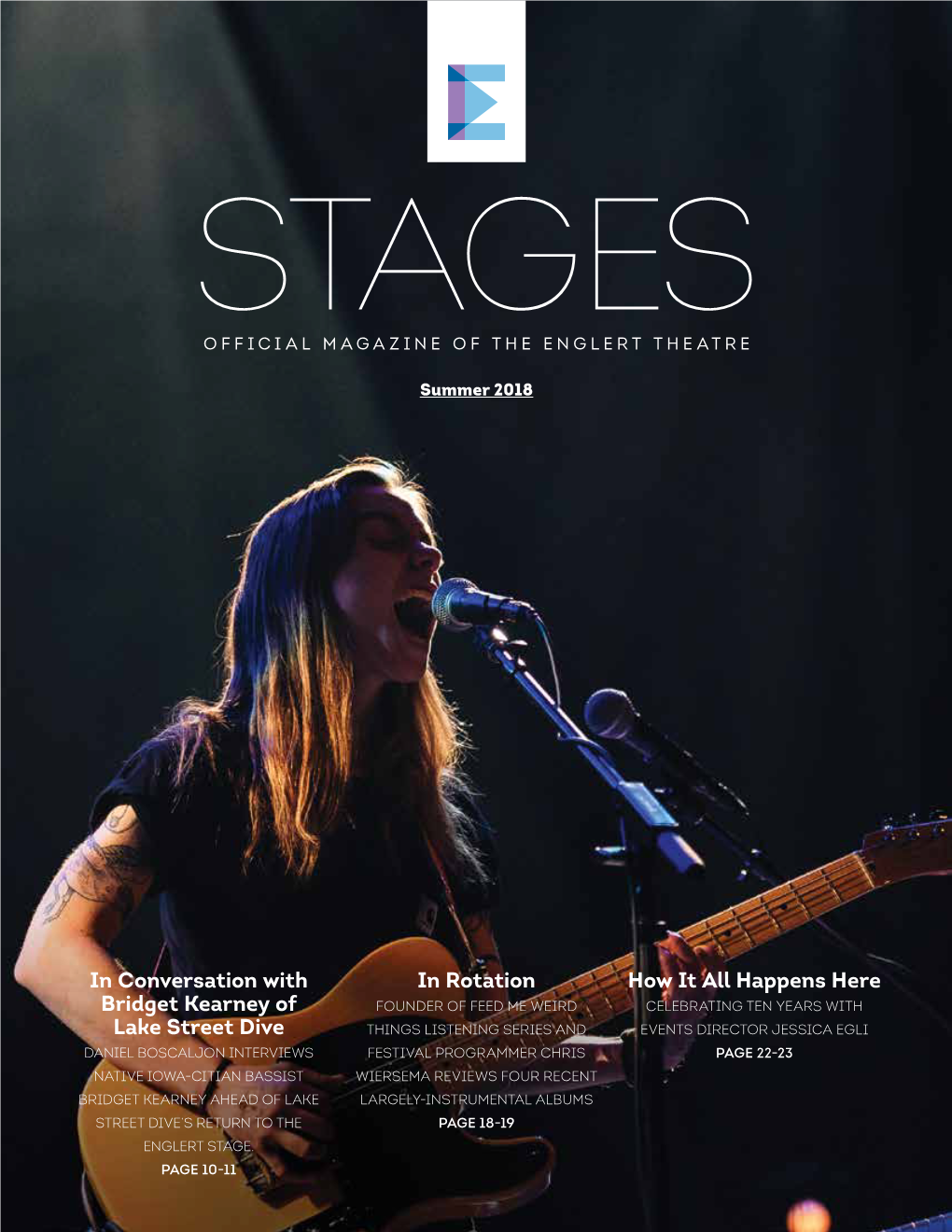 STAGES Official Magazine of the Englert Theatre