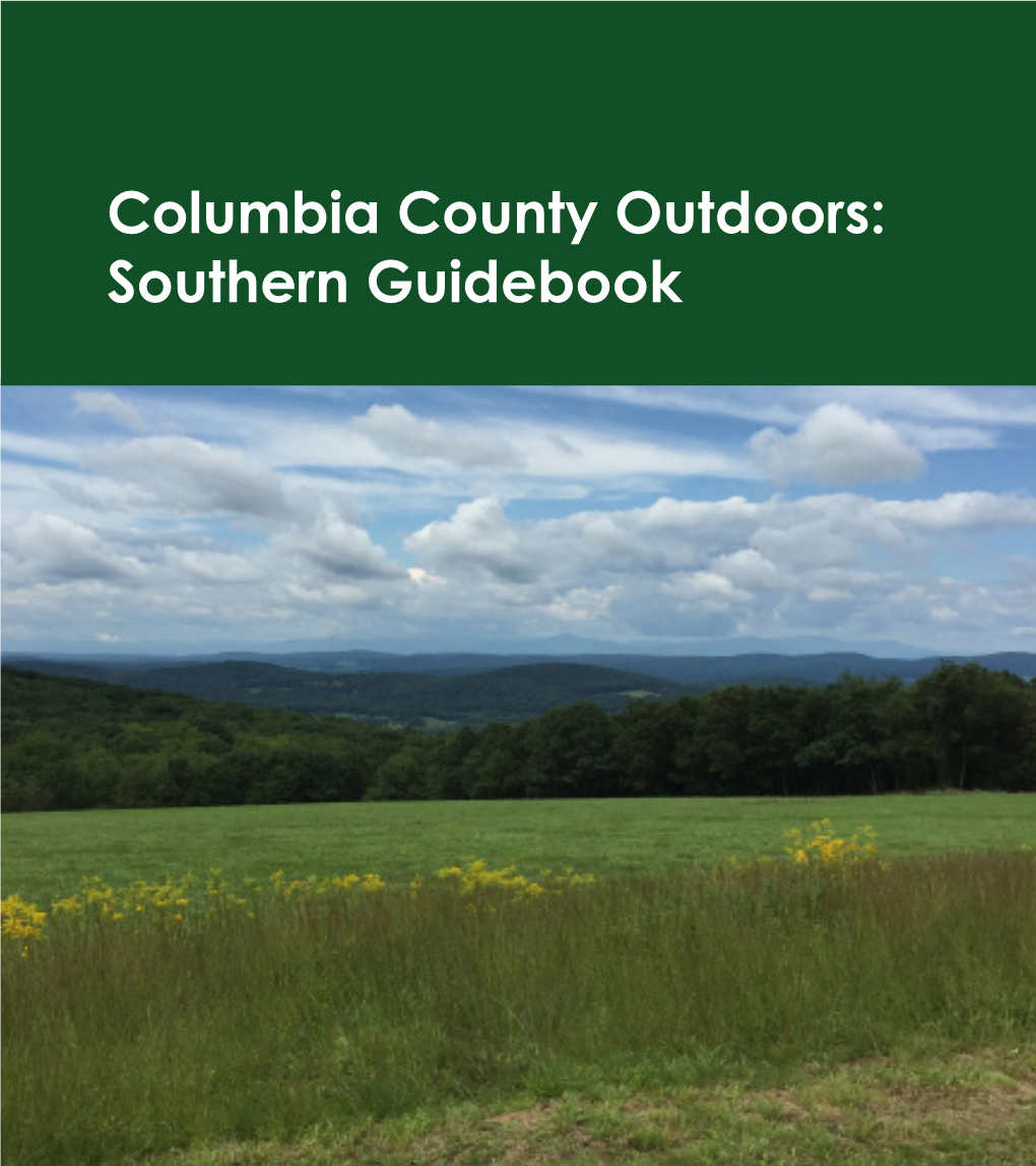 Columbia County Outdoors: Southern Guidebook Sponsored By