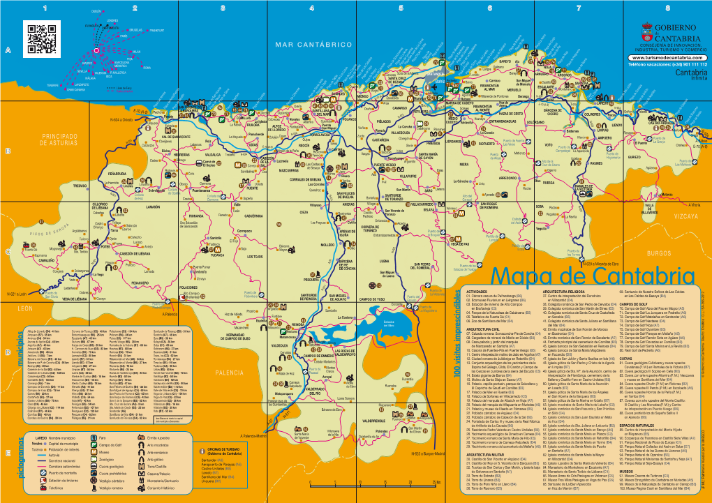 Mapa Cantabria