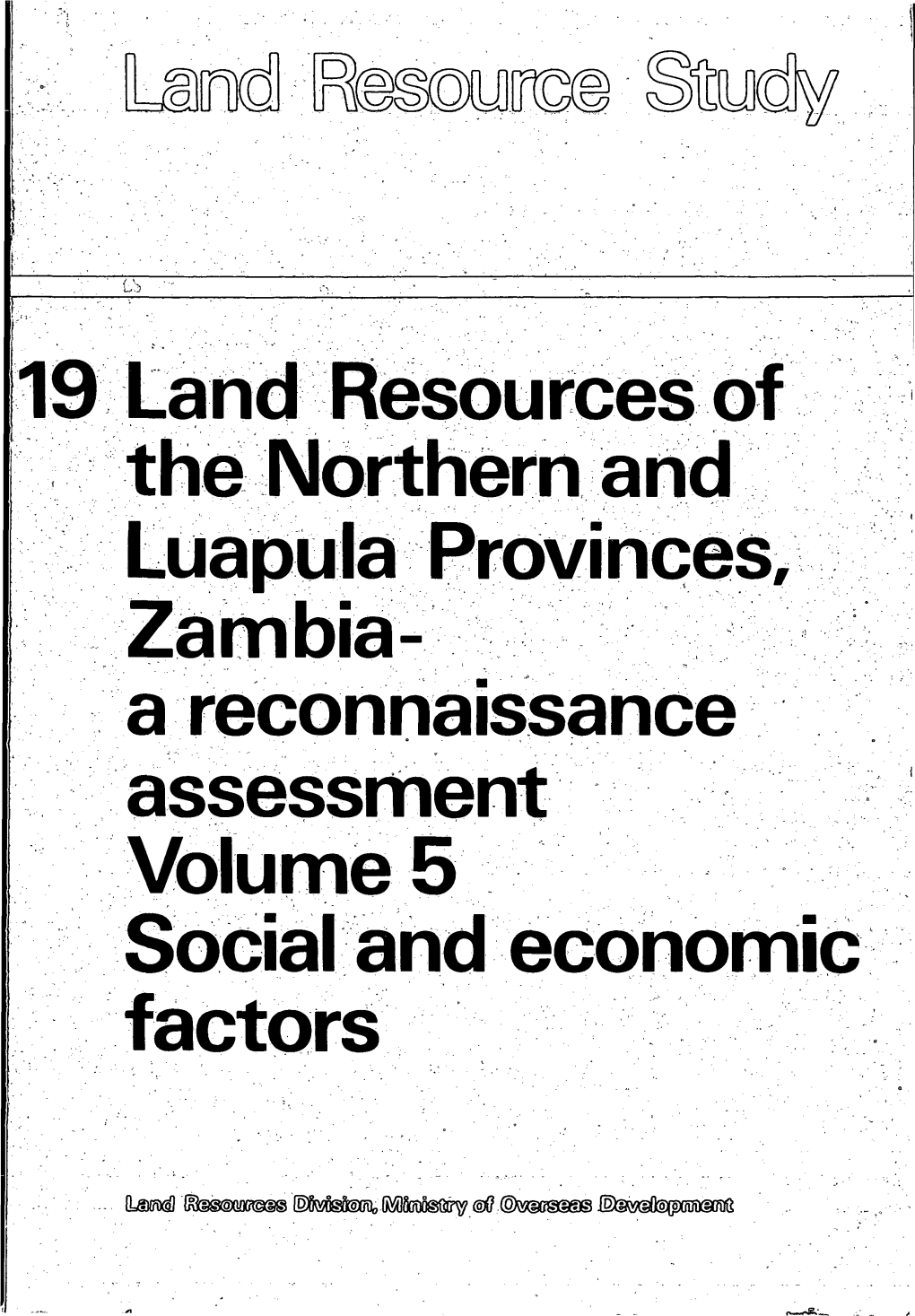 A Reconnaissance Assessment Economic