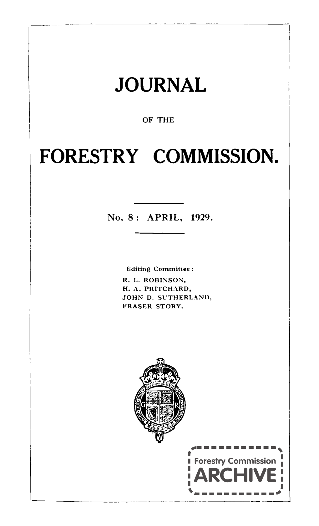 Forestry Commission Journal