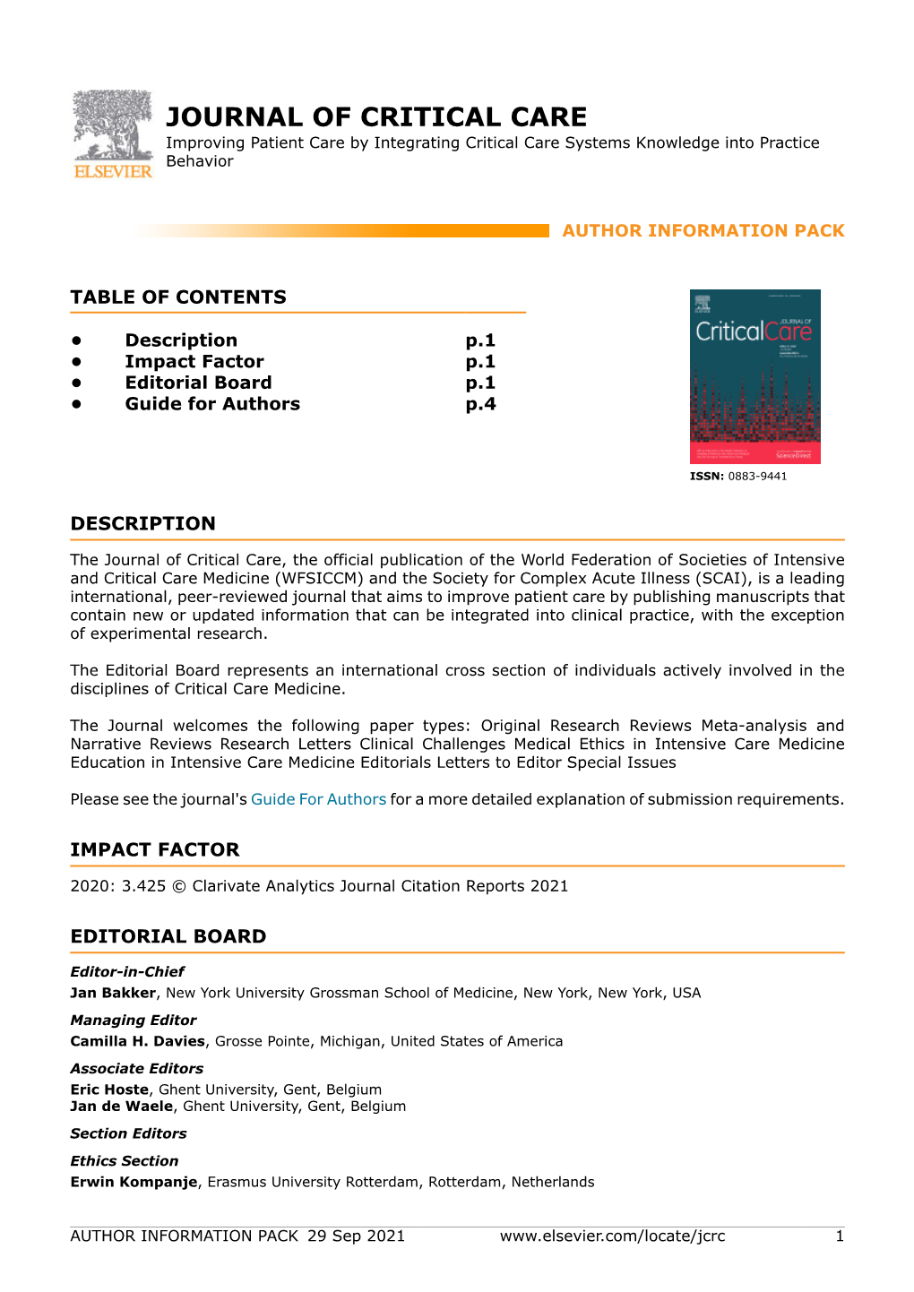 JOURNAL of CRITICAL CARE Improving Patient Care by Integrating Critical Care Systems Knowledge Into Practice Behavior