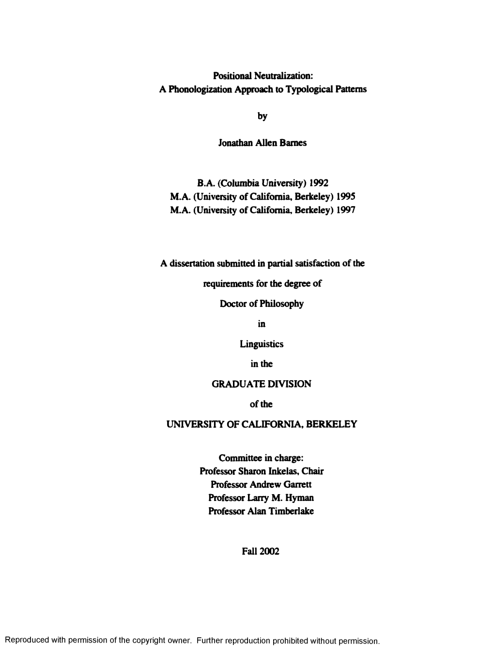 Positional Neutralization: a Phonologization Approach to Typological Patterns