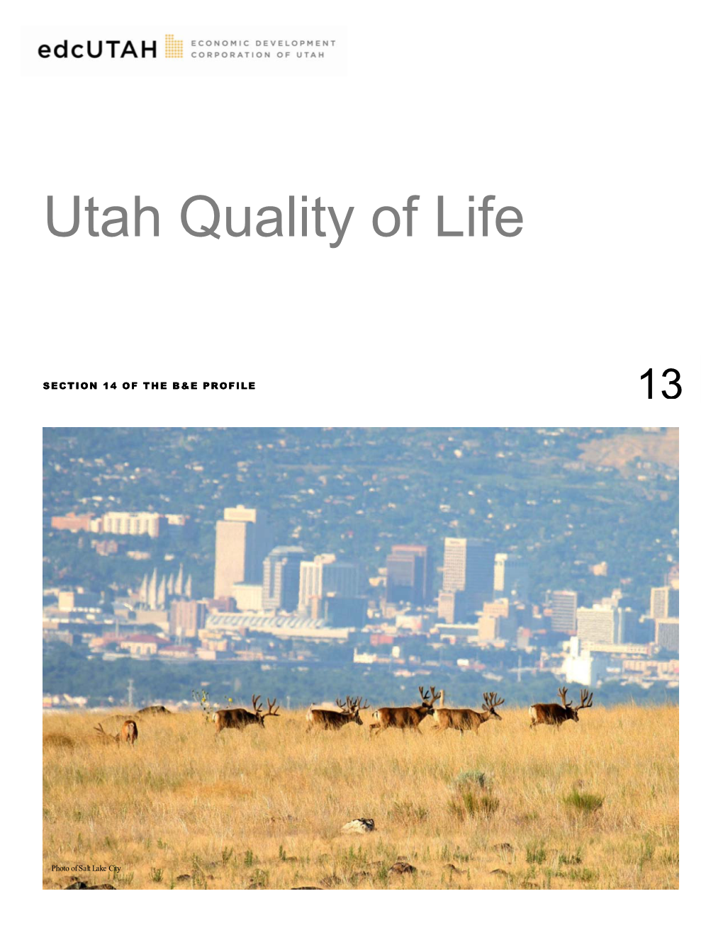 Utah Quality of Life