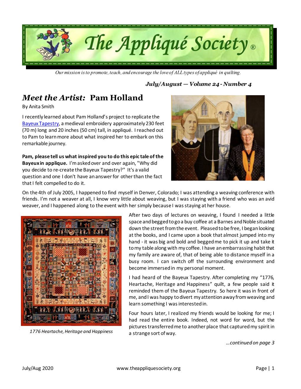 Meet the Artist: Pam Holland