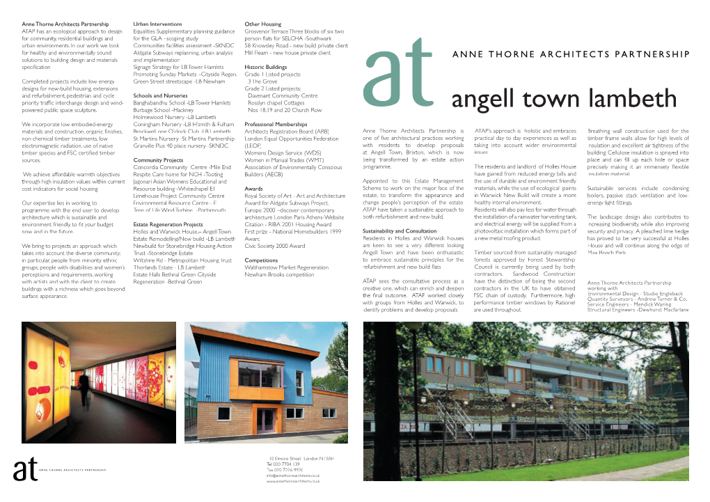 Angell Town.In