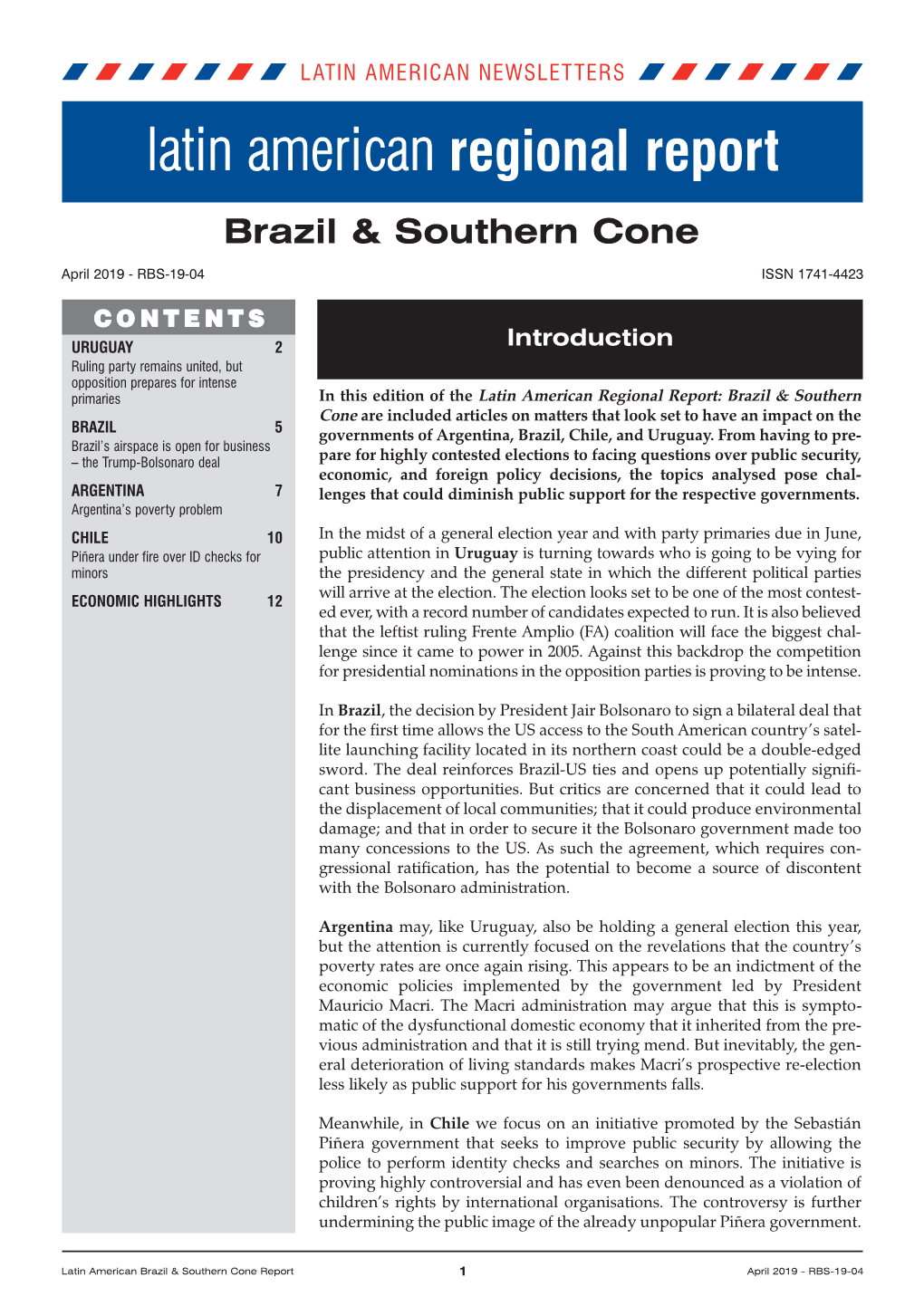 Brazil & Southern Cone