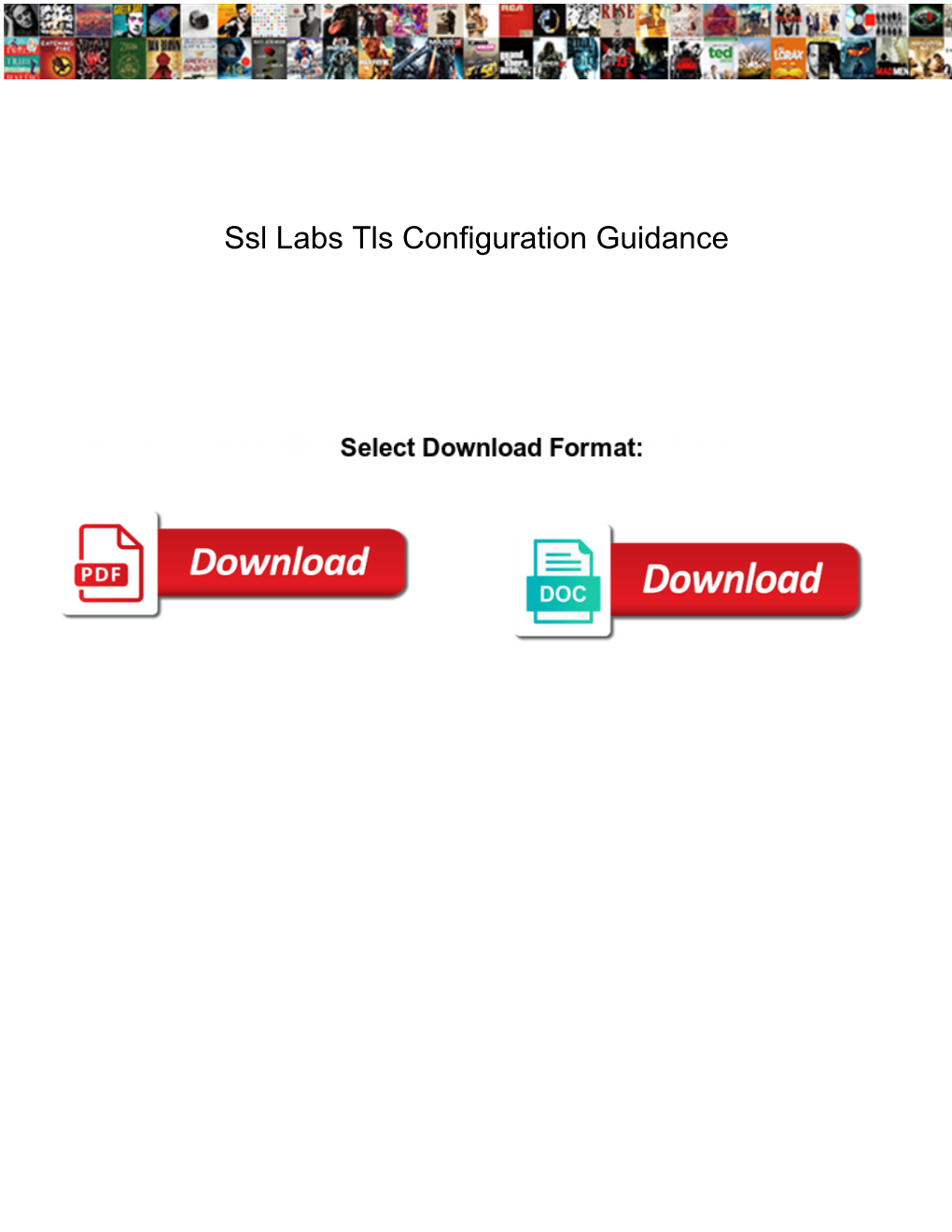 Ssl Labs Tls Configuration Guidance