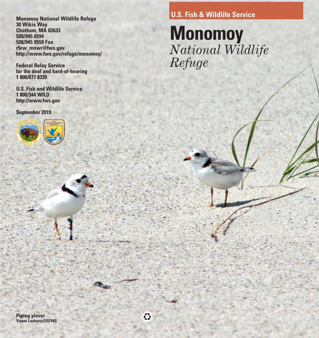 Monomoy National Wildlife Refuge Brochure (Pdf)