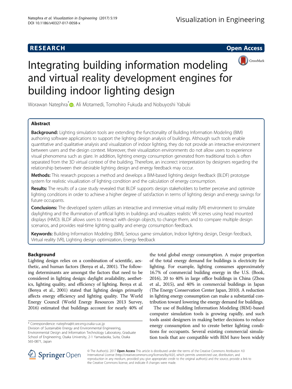 Integrating Building Information Modeling and Virtual Reality