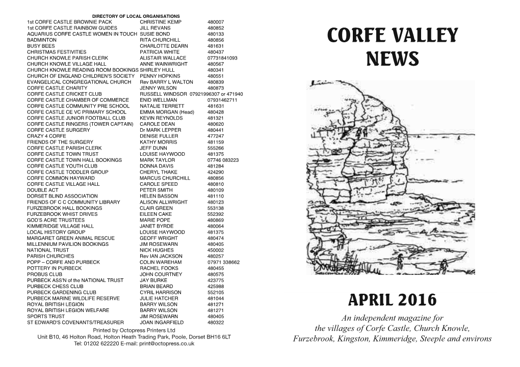 Corfe Castle April 2016