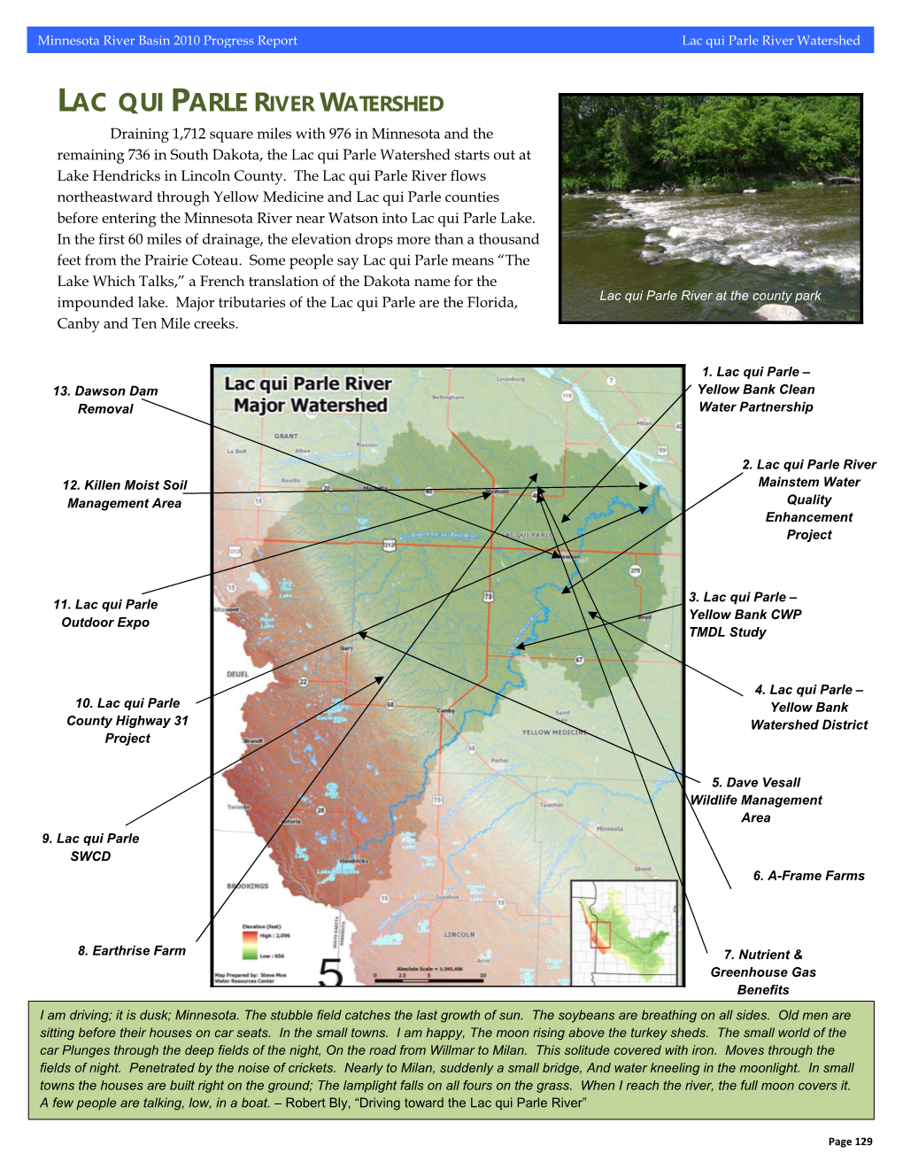 Lac Qui Parle River Watershed