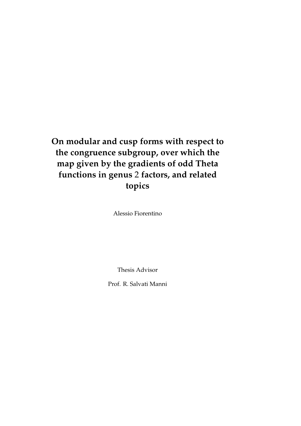 On Modular and Cusp Forms with Respect to the Congruence Subgroup, Over Which the Map Given by the Gradients of Odd Theta Functi