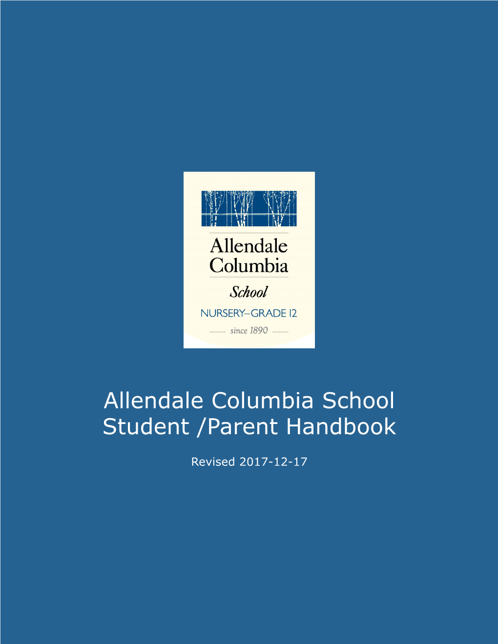 Allendale Columbia School Student /Parent Handbook