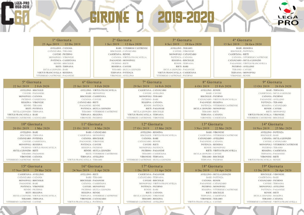 Girone C 2019-2020