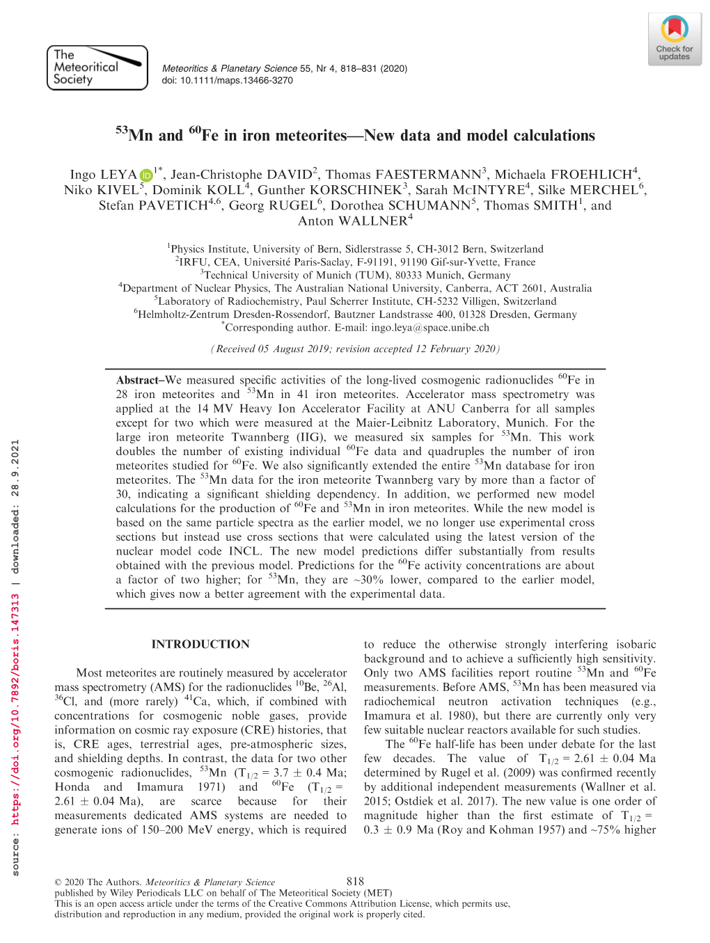 Mn and Fe in Iron Meteorites—New Data and Model Calculations