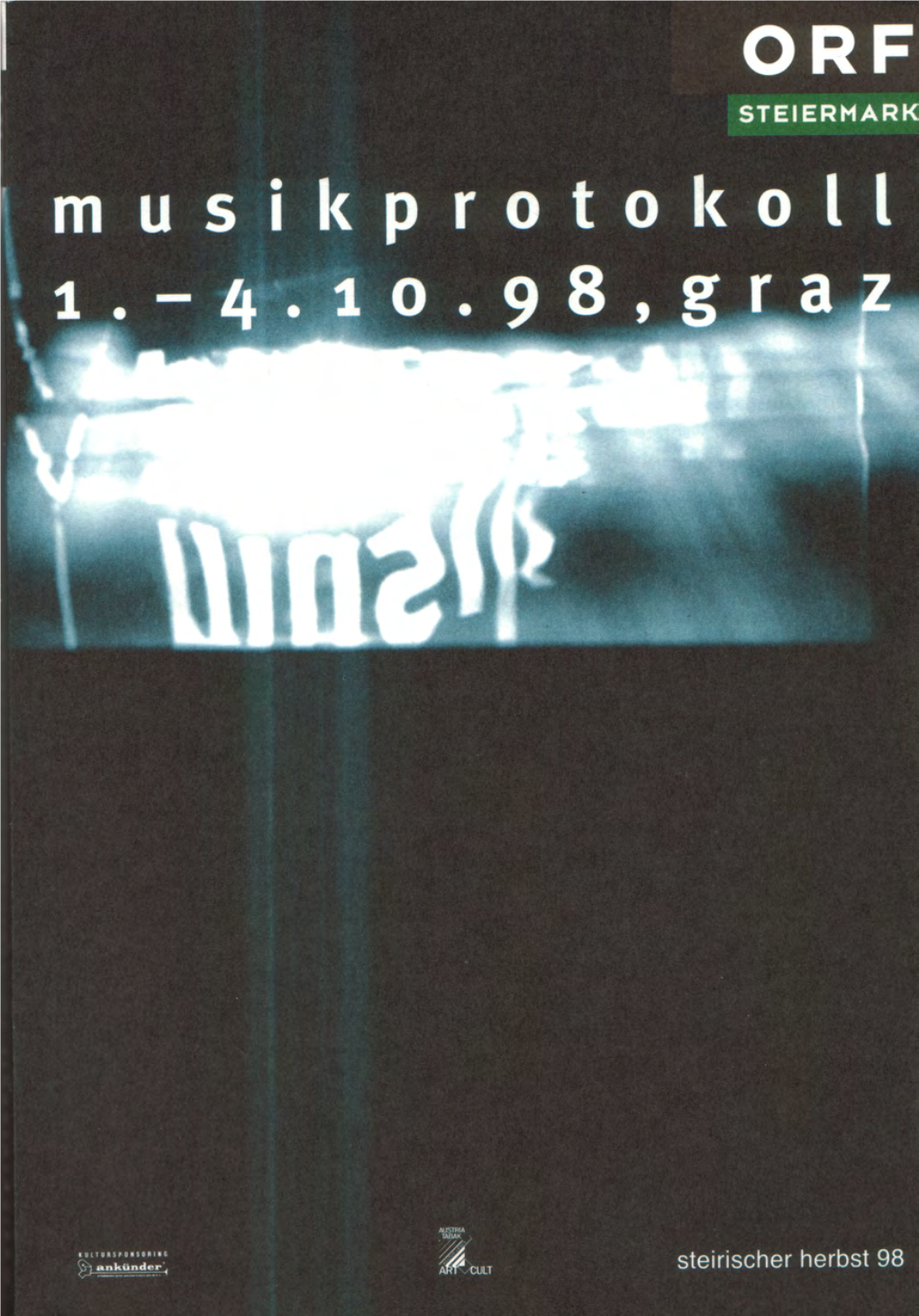Musikprotokoll 1998 Programmbuch