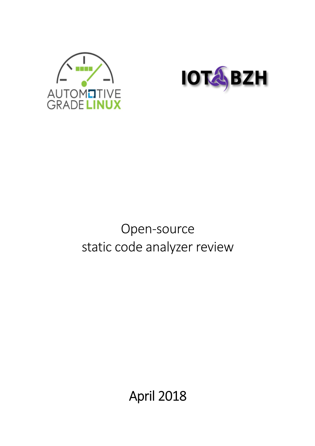 Open-Source Static Code Analyzer Review April 2018