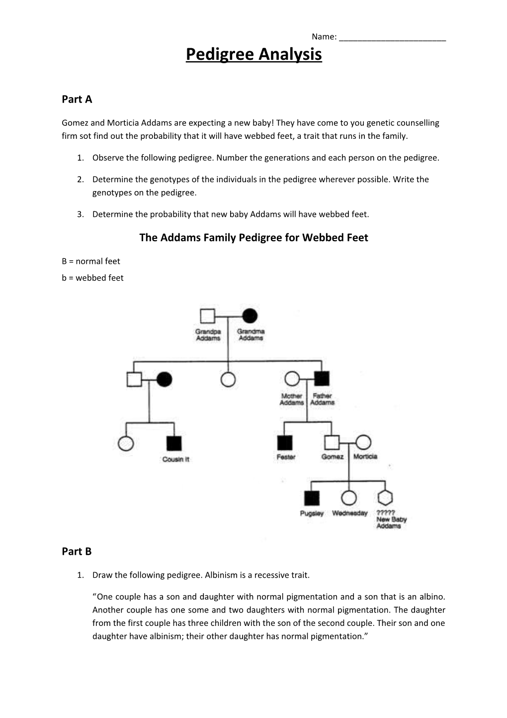 Pedigree Analysis