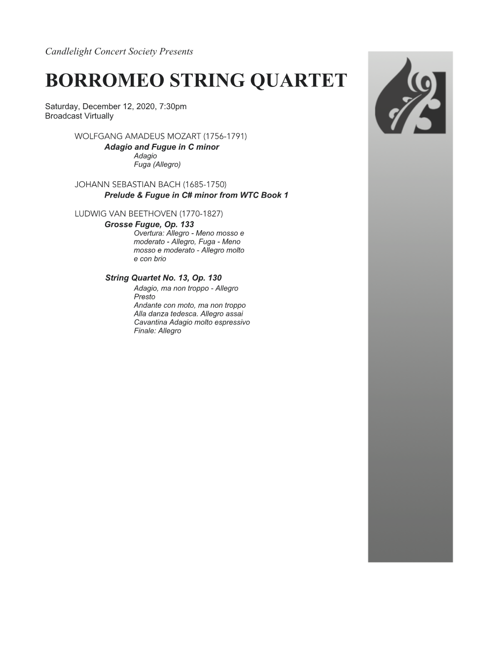 Borromeo String Quartet