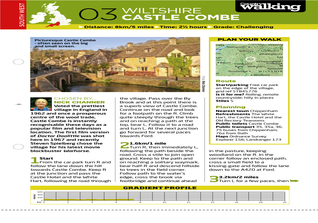 Wiltshire Castle Combe