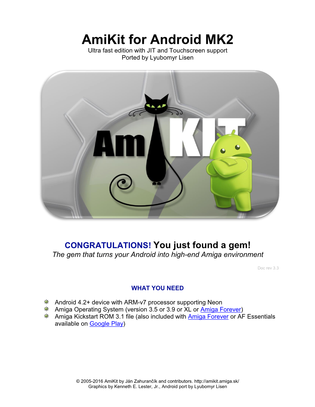 Amikit for Android MK2 Ultra Fast Edition with JIT and Touchscreen Support Ported by Lyubomyr Lisen