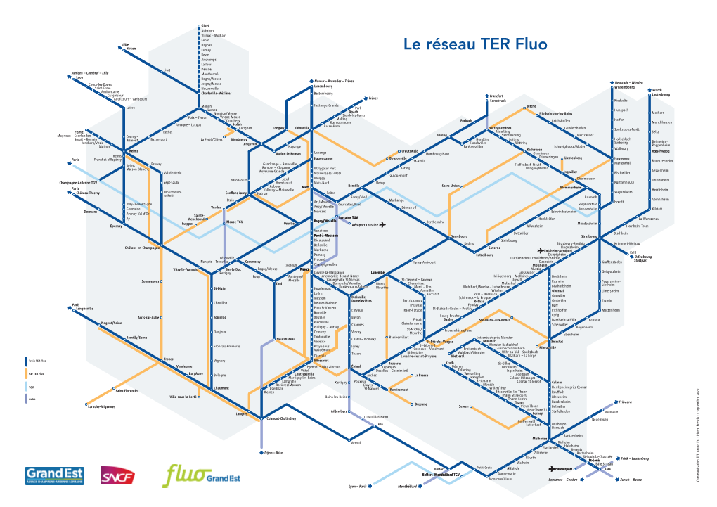 Le Réseau TER Fluo