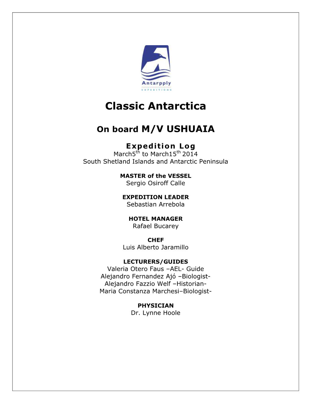 Classic Antarctica