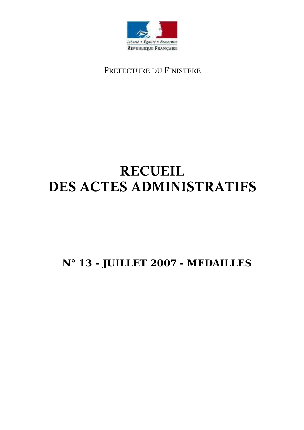 Juillet 2007 - Medailles