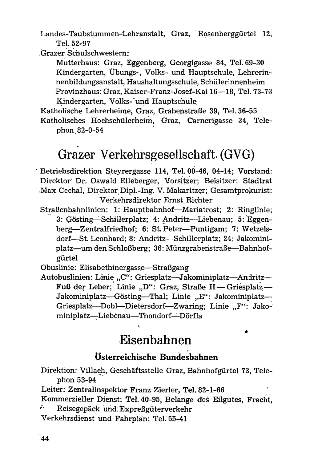 Grazer Verkehrsgesellschaft Und Eisenbahnen