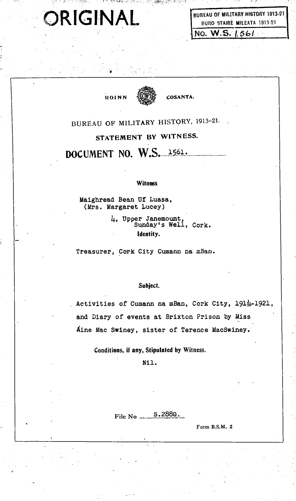 Roinn Cosanta. Bureau of Military History, 1913-21