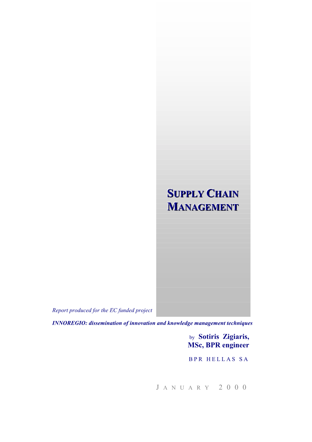 Supply Chain Management 1