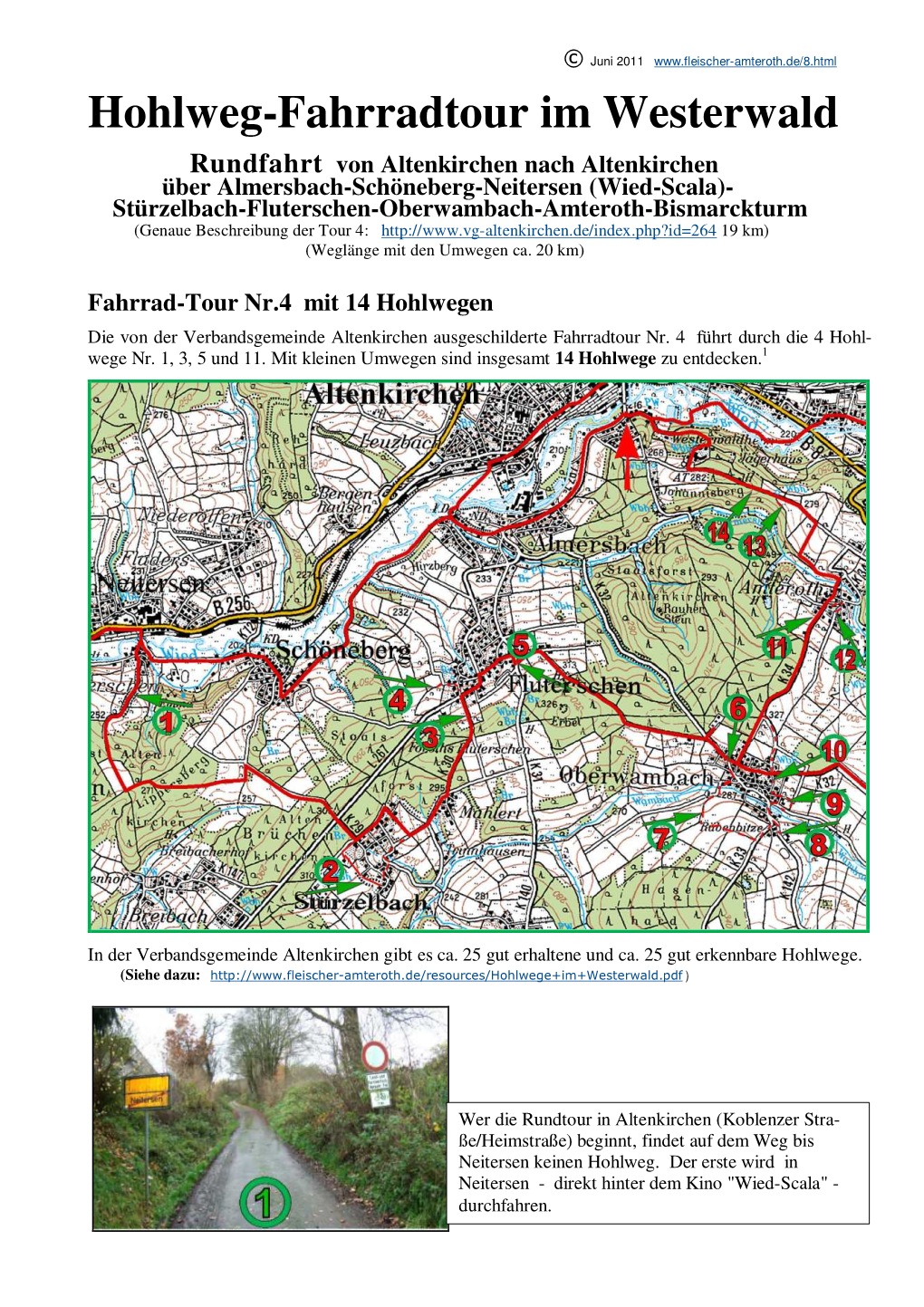 Hohlweg-Fahrradtour Im Westerwald