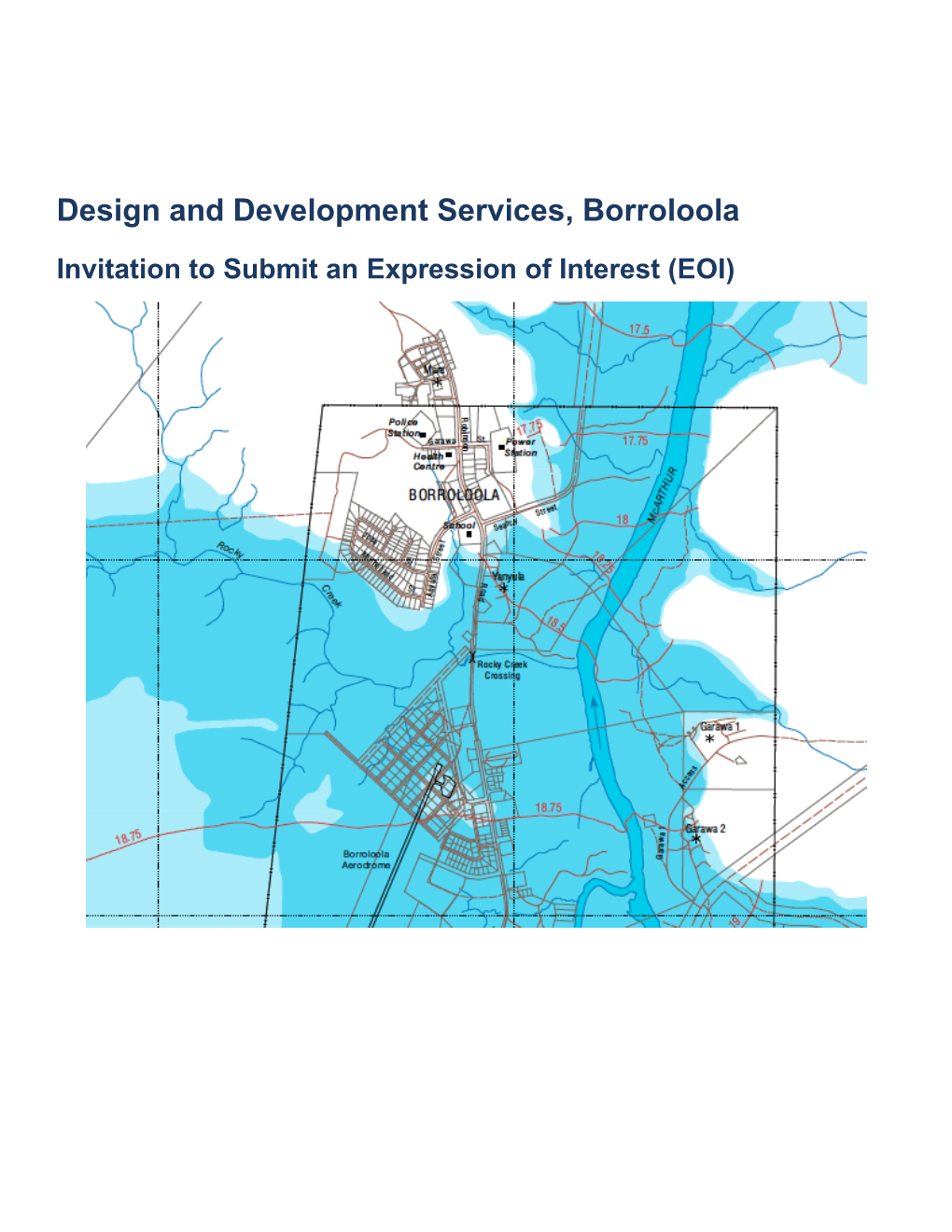 Design and Development Services, Borroloola