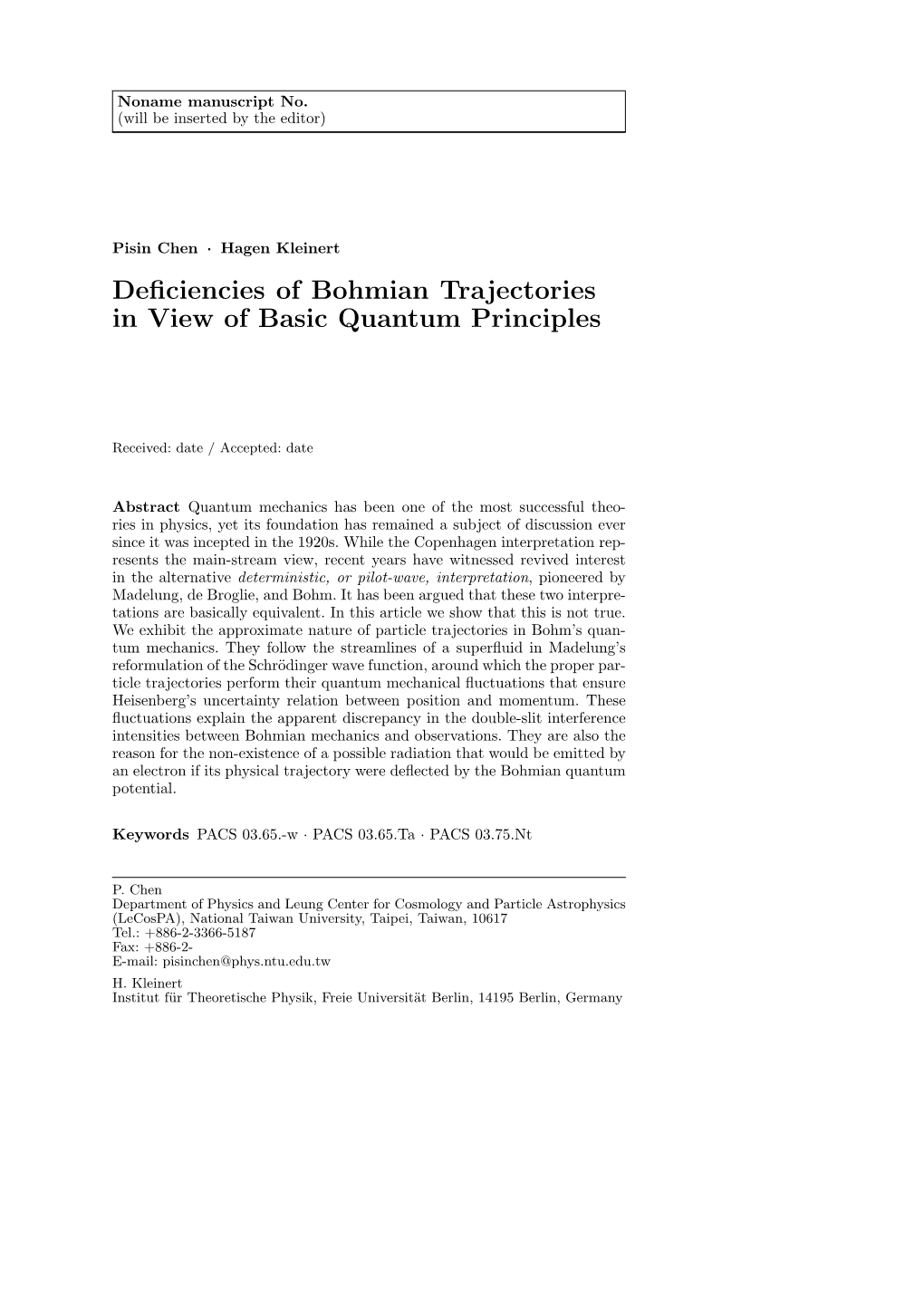 Deficiencies of Bohmian Trajectories in View of Basic Quantum Principles