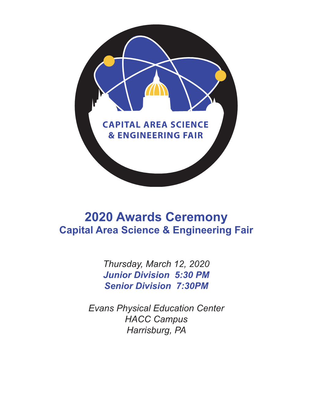 2020 Awards Ceremony Capital Area Science & Engineering Fair