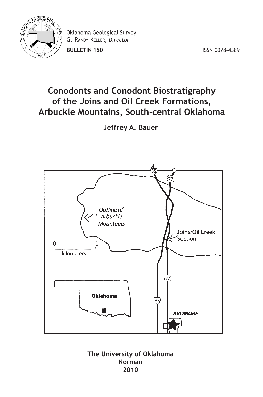 Conodonts and Conodont Biostratigraphy of the Joins and Oil Creek Formations, Arbuckle Mountains, South-Central Oklahoma