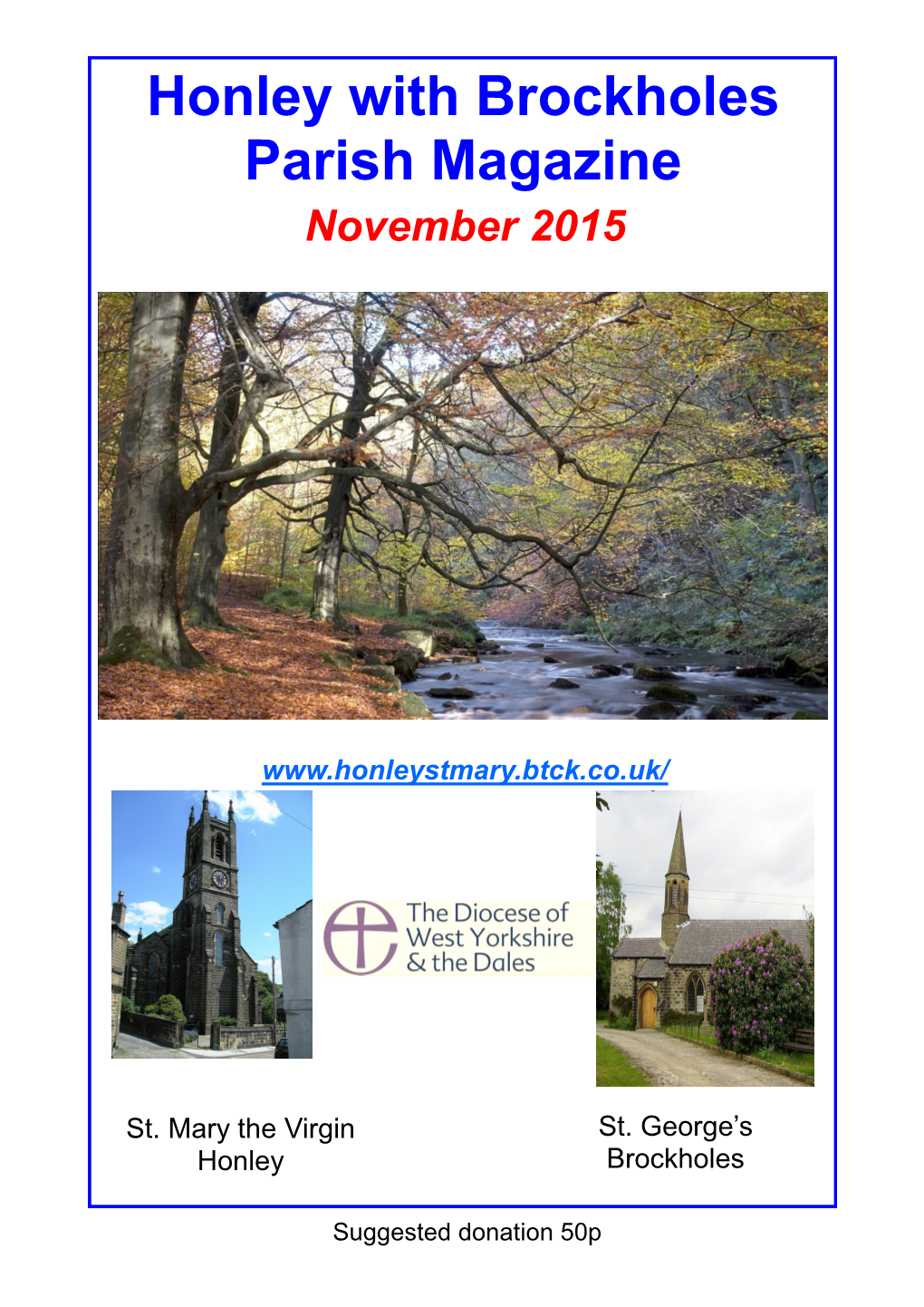 Honley with Brockholes Parish Magazine November 2015