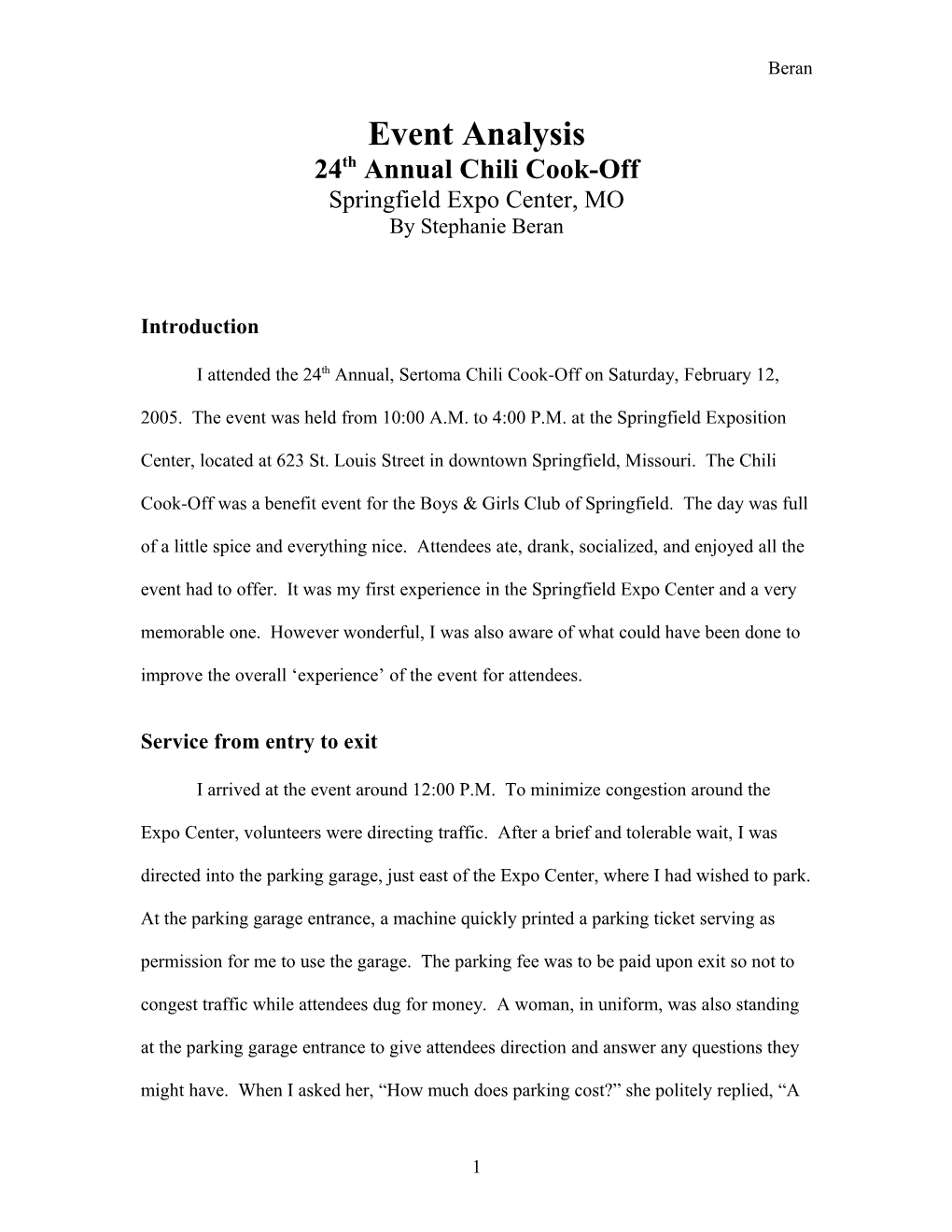 24Th Annual Chili Cook-Off