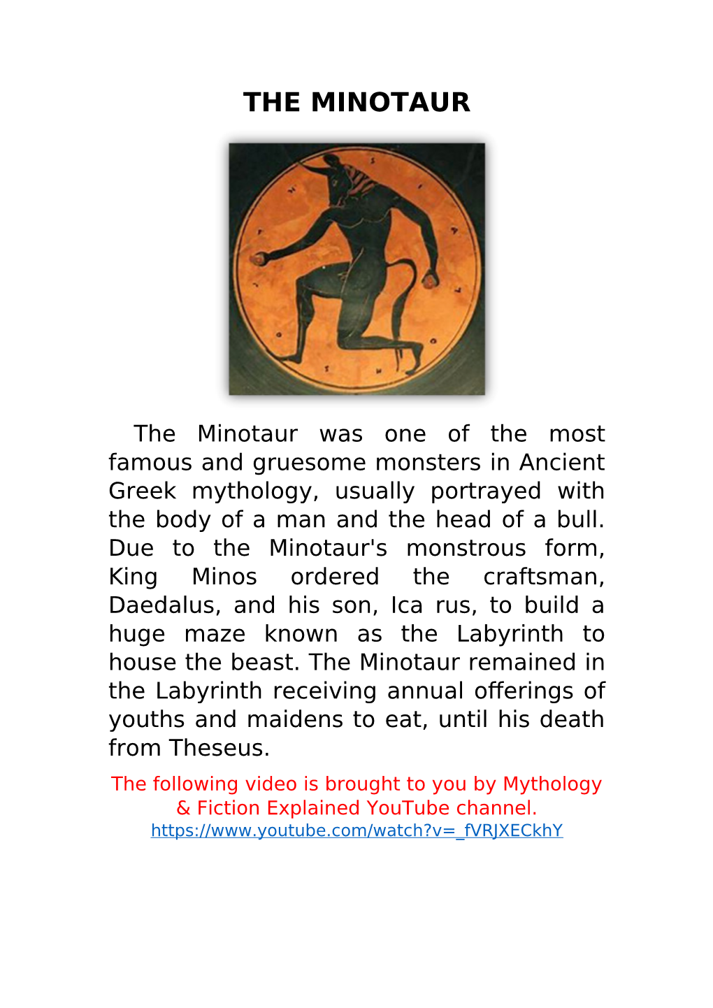 The Minotaur