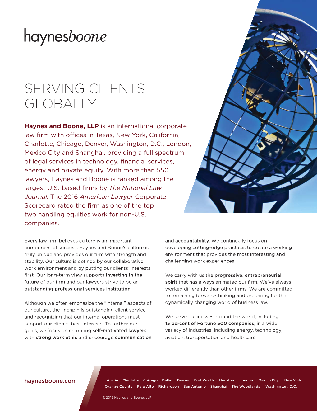 Serving Clients Globally