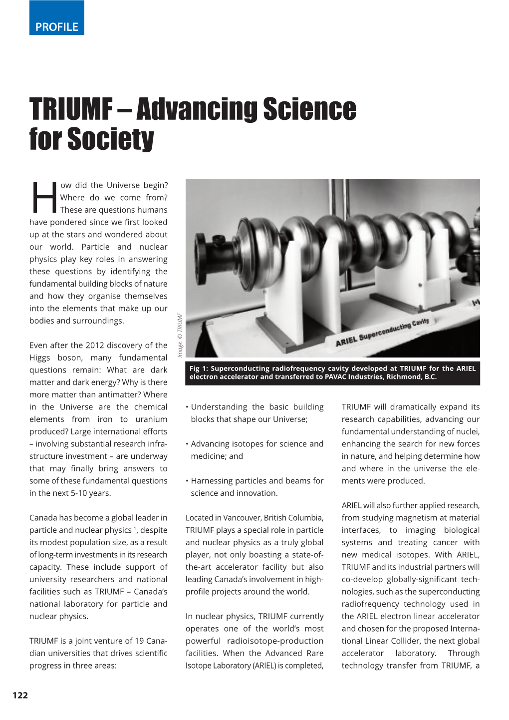 Advancing Science for Society