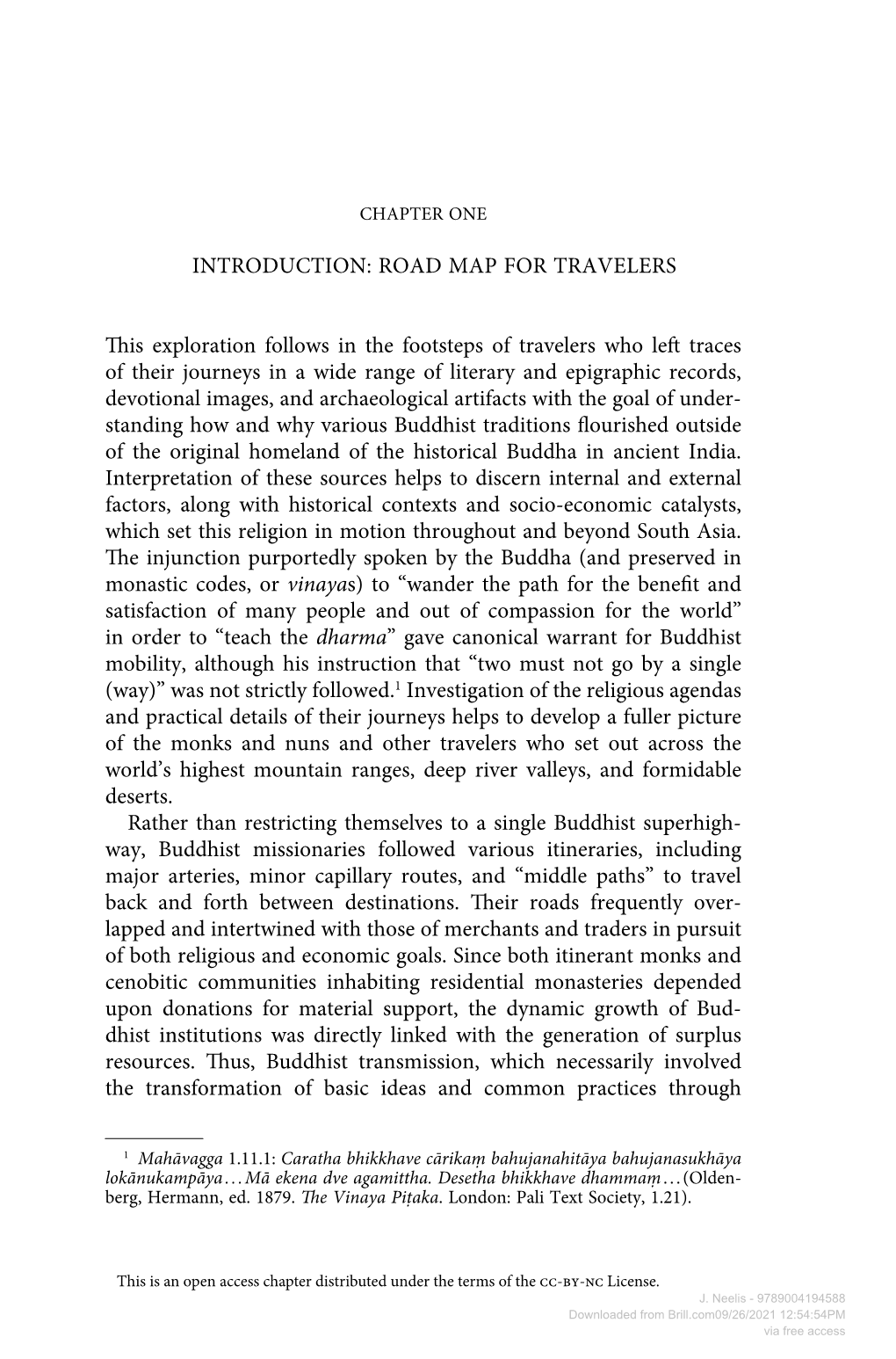 Introduction: Road Map for Travelers