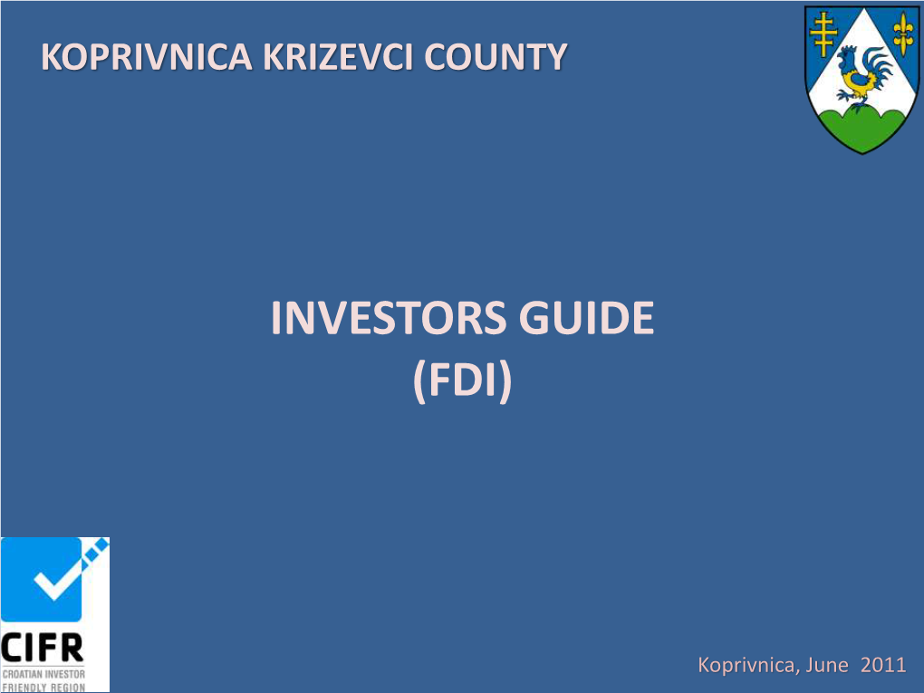 Investors Guide (Fdi)