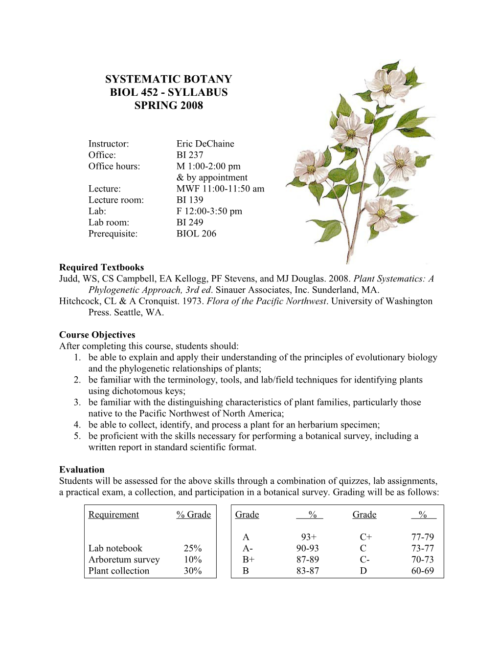 Systematic Botany