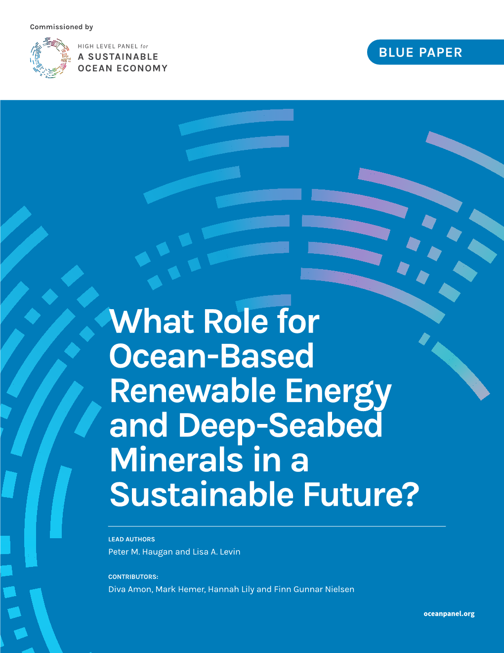 What Role for Ocean-Based Renewable Energy and Deep-Seabed Minerals in a Sustainable Future?