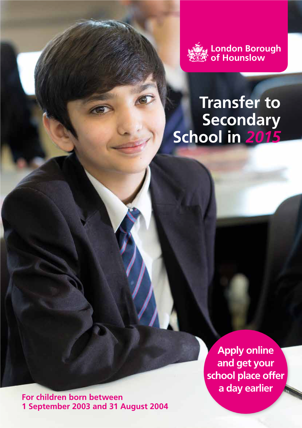 Transfer to Secondary School in 2015